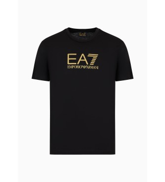EA7 Maglietta Gold Label M Tee Ss Pima Js con logo grande