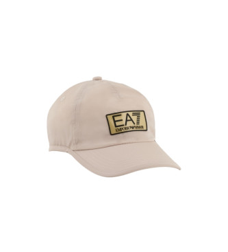 EA7 Train Gold beige cap