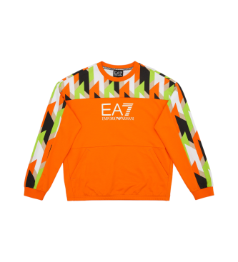 EA7 Train Graphic Series Sweatshirt orange