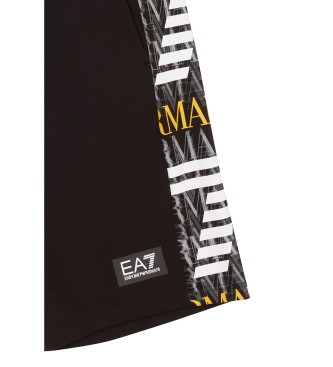 EA7 Train Graphic Series Boy Bermuda shorts black