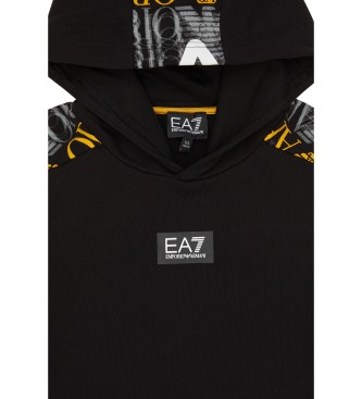 EA7 Czarna bluza z serii Train Graphic