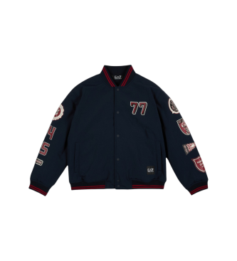 EA7 Veste srie graphique marine