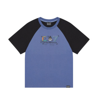EA7 Shark T-shirt blue