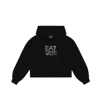 EA7 Grafisch sweatshirt zwart