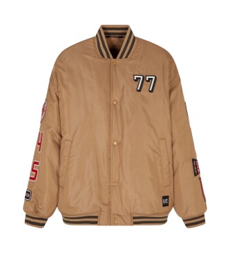 EA7 Train Graphic Series M Hokejska jakna Hockey beige