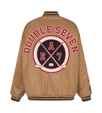 EA7 Train Graphic Series M Hokejska jakna Hockey beige