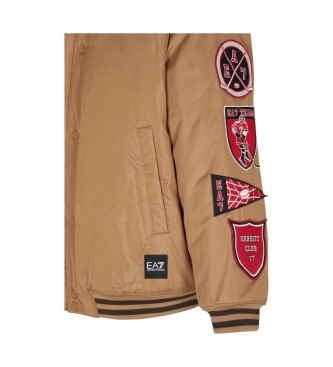 EA7 Train Graphic Series M Hokejska jakna Hockey beige