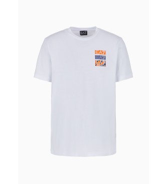 EA7 Zug Grafik-T-Shirt wei