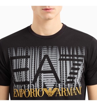 EA7 T-shirt graphique noir