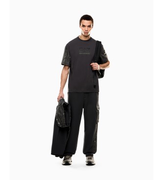 EA7 Graphic Series T-shirt dark grey