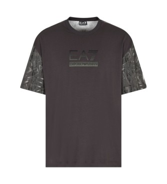 EA7 Graphic Series T-shirt dark grey