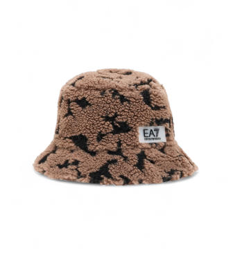 EA7 Gorro Graphic Series Reversible marrn