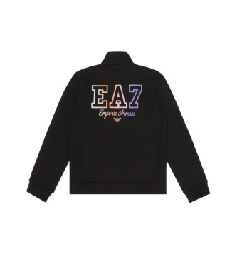 EA7 Opalizująca bluza czarna