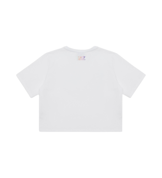 EA7 Train Iridescent T-shirt hvid