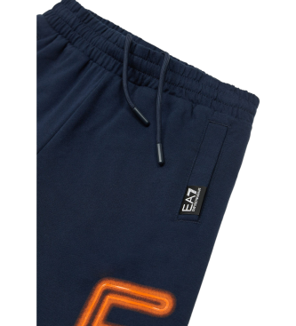 EA7 Bermuda kratke hlače Logo Serija Coft navy