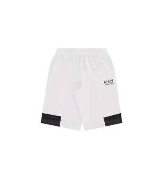 EA7 Short Train Logo Series blanco