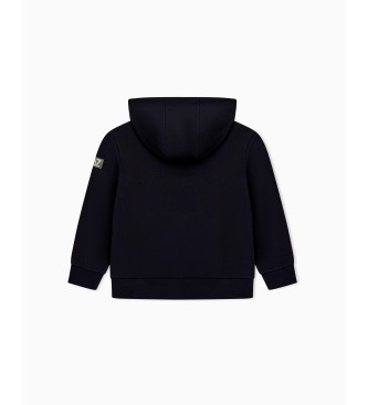 EA7 Sudadera Logo Series negro