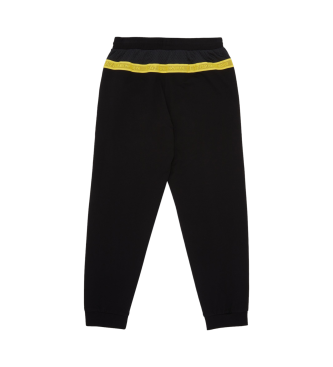 EA7 Logo Series Tape Pants black