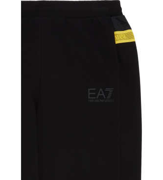 EA7 Logo Serie Tape Broek zwart