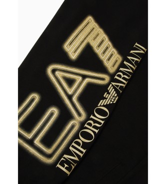 EA7 Pantaloni neri della serie Train Logo