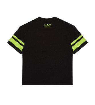 EA7 Koszulka z czarną tasiemką