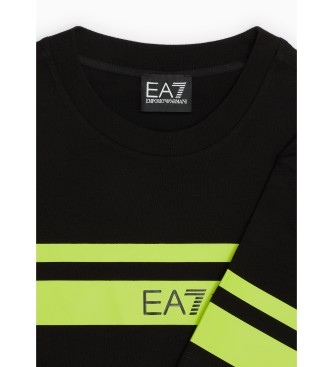 EA7 T-shirt black ribbon