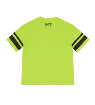 EA7 T-shirt Fita verde