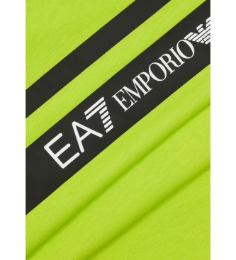 EA7 T-shirt Zielona wstążka