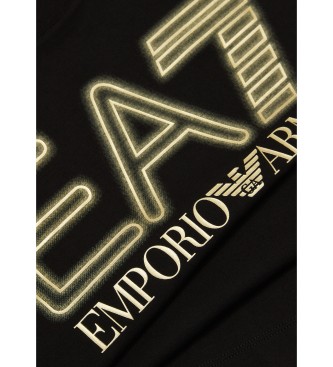 EA7 Koszulka z logo czarna