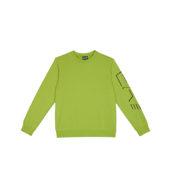 EA7 Sudadera Logo Series verde