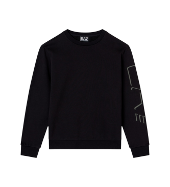 EA7 Sudadera Logo Series negro