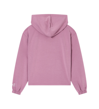 EA7 Sudadera Logo Series rosa