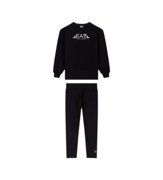 EA7 Tracksuit Logo Series noir