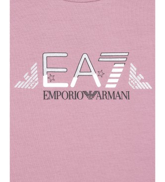 EA7 Train Logo Series Girl Tee Eagle T-shirt pink