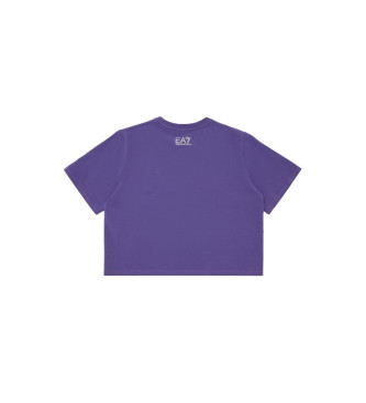 EA7 Logo Serie T-shirt lila