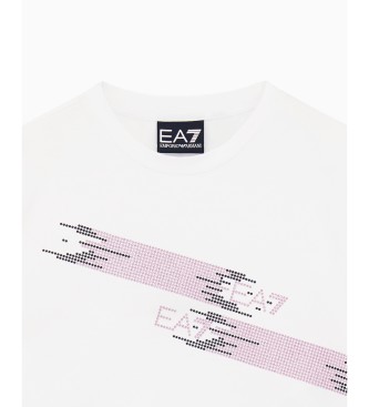 EA7 Train Logo Serie T-shirt wit