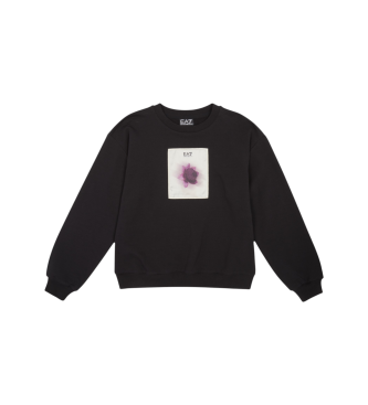 EA7 Sudadera Logo Series Graphic negro