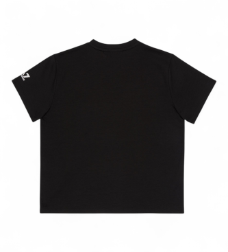 EA7 Train Logo Series Graphic Tee kort�rmet sort