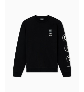 EA7 Sweatshirt polaire Logo Series noir