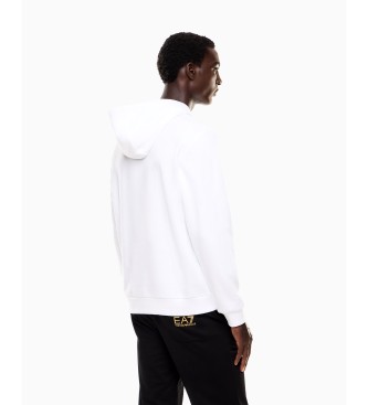 EA7 Sweatshirt mit Kapuze und wei�em Maxilogotyp