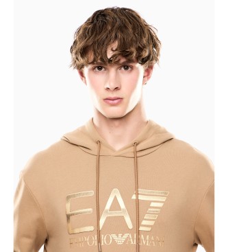 EA7 Sweater Maxilogootype beige
