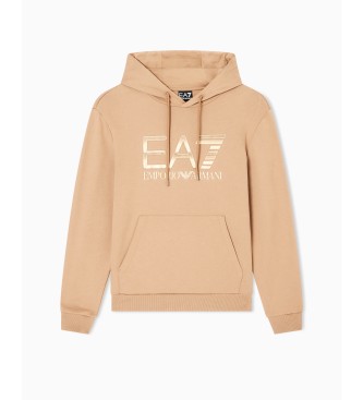 EA7 Sweater Maxilogootype beige