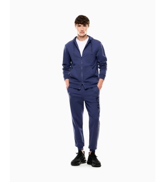 EA7 Sweat-shirt Logo Series bleu