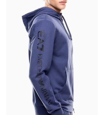 EA7 Sweat-shirt Logo Series bleu