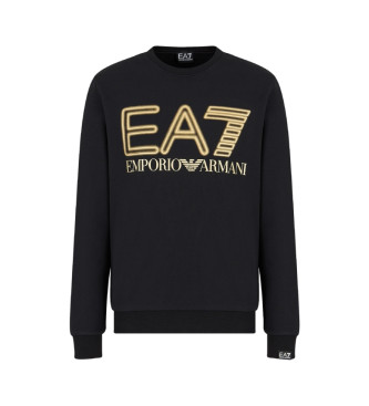 EA7 Sweatshirt Top schwarz
