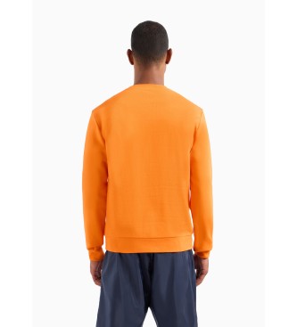 EA7 Crewneck sweatshirt Logo orange
