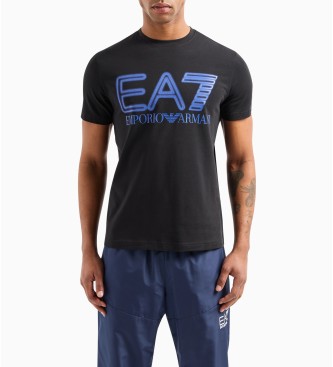 EA7 Logo Series Oversize T-Shirt noir