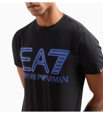 EA7 T-shirt oversize Logo Series nera