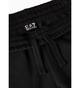EA7 Pantaloni con logo serie nera