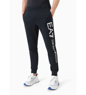EA7 Pantaloni sportivi blu scuro della serie Logo
